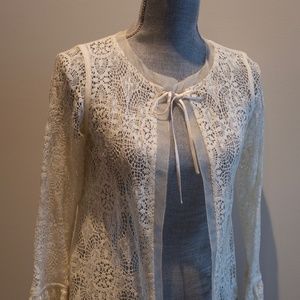 Cotton Crochet Lace Jacket